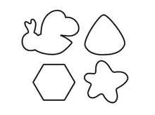 Bee Cookie Set Cutters - 4 Designs included: Bee, Flower, Beehive and Hexagon