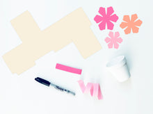 DIY Gift Box with Paper Flowers