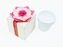 DIY Gift Box with Paper Flowers