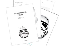 Stormtrooper Piñata Template - Star Wars Party Favor and Game - PDF, SVG - Download - Cut Files