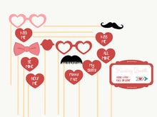 Valentine's Day Photo Props - DIY - Digital Download - SVG, PDF, PNG