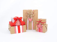 Gingham Christmas Tree Ornaments