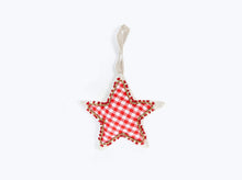 Gingham Christmas Tree Ornaments