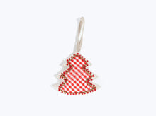 Gingham Christmas Tree Ornaments