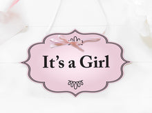 Baby Shower sign IT'S A GIRL and DIY 3D Stork tutorial - PDF, SVG - Cut files -  DIGITAL DESIGN