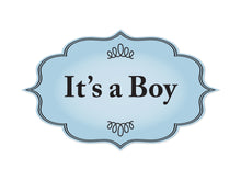 Baby Shower sign IT'S A BOY and DIY 3D Stork tutorial – PDF, SVG - Cut files -  DIGITAL DESIGN