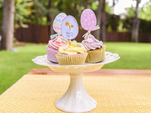 Easter cupcake toppers - 6 designs - Easter decoration - DXF, EPS, SVG, PDF