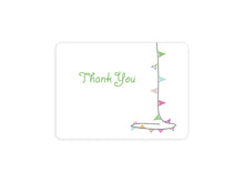 Bunting Thank you Card - Essential collection from DIY Kids Party Idea