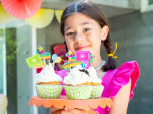 Papel Picado Cupcake Toppers - Digital Design