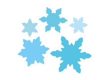 Snowflake Frozen Templates - Digital Design