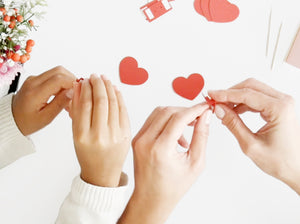 DIY Valentine’s Flower Basket