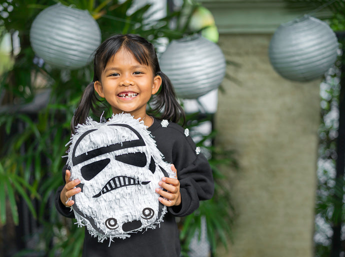 Stormtrooper Piñata Template - Star Wars Party Favor and Game - PDF, SVG - Download - Cut Files