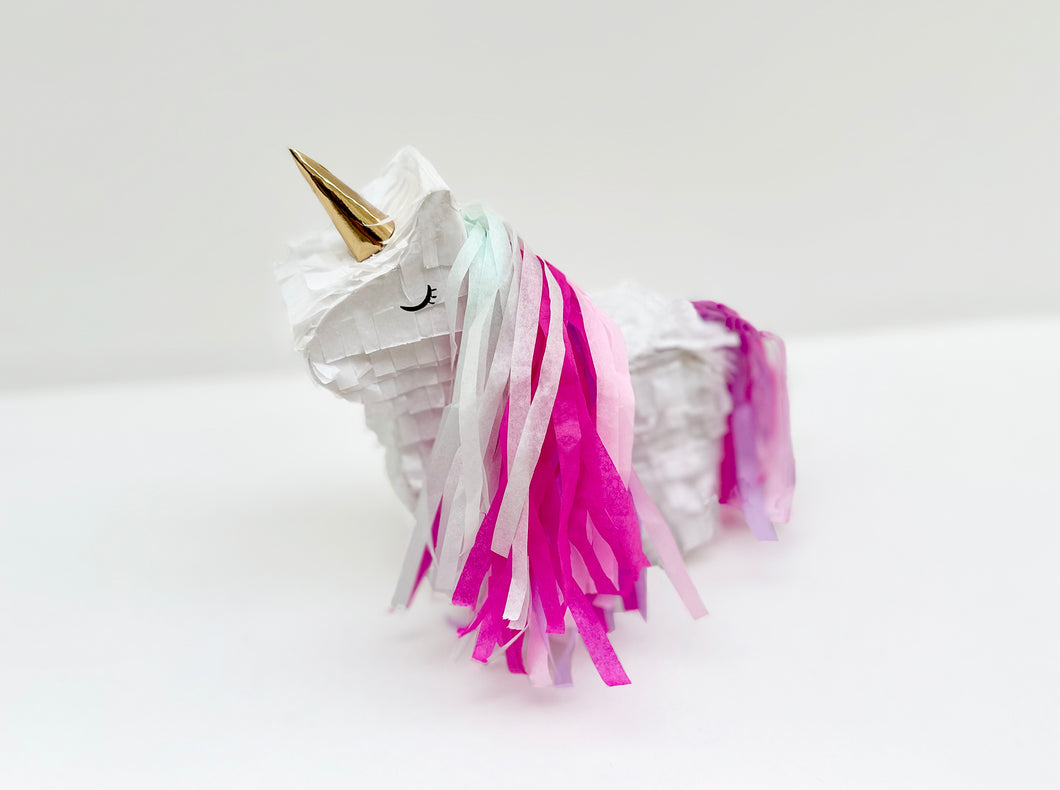 Unicorn Mini Piñata - Party Favor