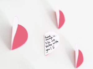 DIY Heart Sticky Notes - Share Your Love - Digital Download - SVG, PDF, PNG