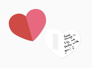 DIY Heart Sticky Notes - Share Your Love - Digital Download - SVG, PDF, PNG