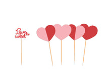 Valentine's Cupcake Toppers and Wrappers - Digital Download - SVG, PDF, PNG