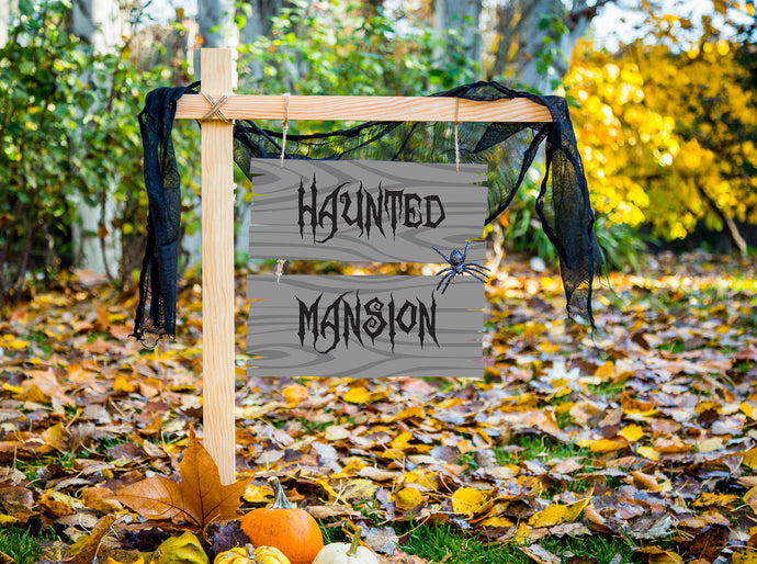 Haunted Mansion Sign