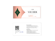 Custom Voucher +  Membership Card folder - Digital Design